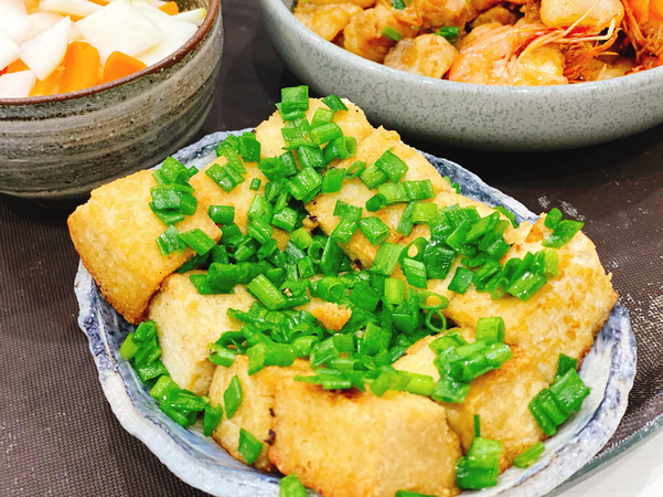 Món đậu tẩm hành phiên bản chay thanh tịnh nhưng vẫn đậm đà, trôi cơm.