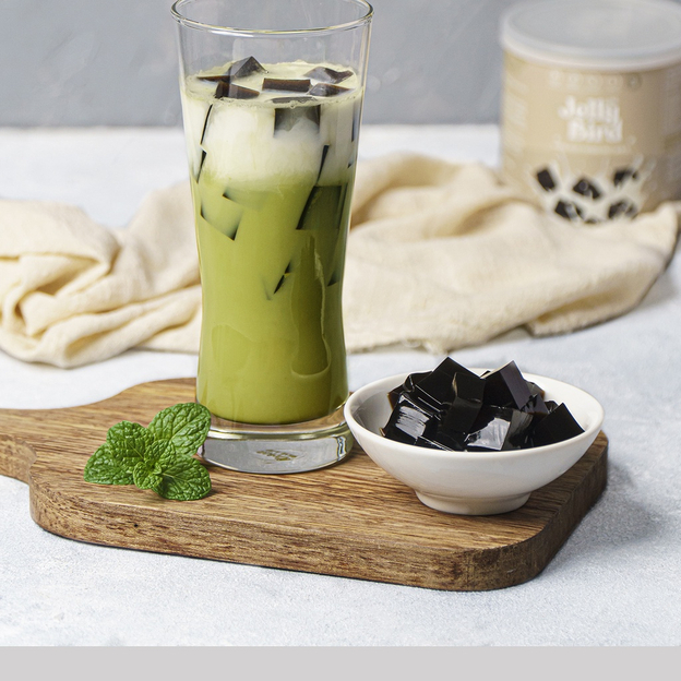 Thạch sương sáo làm mát ngày hè cực đã