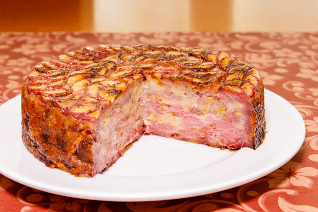 Bánh chuối nướng đỏ au thơm phức mùi bơ sữa