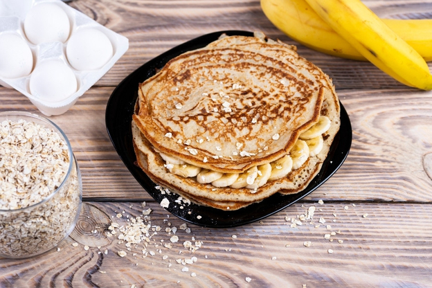 Bánh chuối yến mạch áp chảo cho bữa sáng nhanh gọn và đủ chất