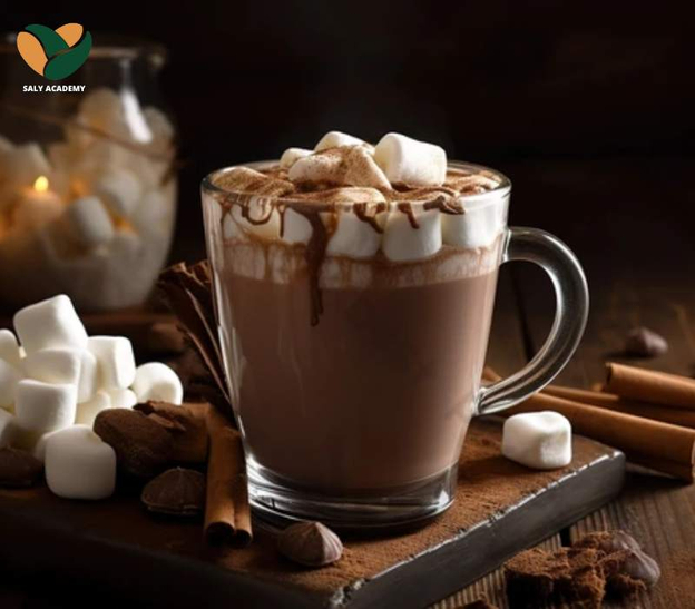 Kẹo dẻo tan chảy mang lại vị ngọt ngào khó quên cho ly cacao