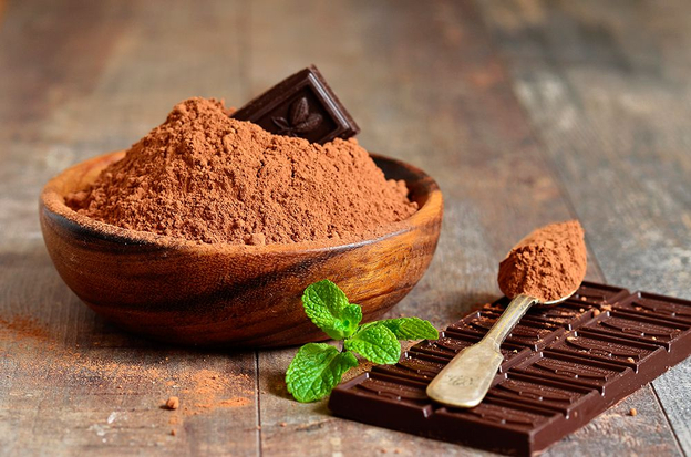 Bột cacao nguyên chất là bí quyết cho món uống thơm ngon